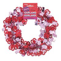 12ft Wire Valentine's Day Heart Garland