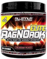 Millennium Sport Technologies, RagNOrok Elite Caffeine Free Pre Workout (All-Natural Flavors and Sweeteners) 459 Grams (30 Servings) Full Strength, Crushing Punch Flavor