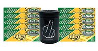 Herb Airtight Container Fresh Kettle with Juicy Jay's Banana 1.25 Flavored Hemp Rolling Papers 10 Count DC Crafts Nation- Middle Finger