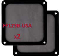 SilverStone Technology SST-FF123B 120mm Ultra Fine Fan Filter with Magnet Cooling 2-Pack