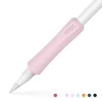 UPPERCASE NimbleGrip Premium Silicone Ergonomic Grip Holder, Compatible with Apple Pencil and Apple Pencil 2 (1 Pack, Pink)