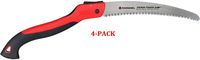 RazorTOOTH Folding Pruning Saw, 10 Inch Curved Blade, RS 7265D (10 Inch, 4-Pack)
