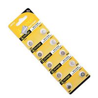 10 Pieces AG3 LR41 392 SR41 192 LR736 CX41, G3, LR41, L736, LR736, SR41, SR41SW, SR41W, V3GA，384, 392, 392A,Button Coin Cell Alkaline Battery 1.55V