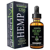 GreenIVe - Hemp Oil - Best Quality Hemp Plant Oil - USA farmed and Bottled - Exclusively on Amazon (4 Ounce 1,200mg, Spearmint)