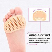Metatarsal Pads Ball of Foot Cushions for Women and Men Soft Gel Ball of Foot Pads Mortons Neuroma Callus Metatarsal Foot Pain Relief Bunion Forefoot Cushioning Relief