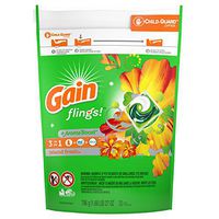 Gain Gain flings! Liquid Laundry Detergent Pacs, Island Fresh, 35 Count, 35 Count