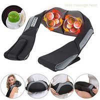 CLORIS Shiatsu Massagers for Neck and Back with Heat - Deep Tissue 3D Kneading Pillow, Electric Shiatsu Back Neck and Shoulder Massage, Shoulders, Foot,Body - Relieve Muscle Pain - Office, Home & Car