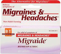 Boericke & Tafel, Migraide, 40 Tablets