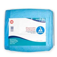 MCK13413101 - Underpad Chux 17 X 24 Inch Disposable Fluff / Polymer Heavy Absorbency