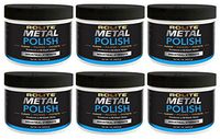 Rolite Metal Polish Paste (1lb) for Aluminum, Brass, Bronze, Chrome, Copper, Gold, Nickel and Stainless Steel 6 Pack