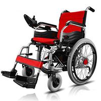 Electric Wheelchair Folding Drive with Power or Manual Scooter for The Elderly Easy to Travel Medical Transport Aid Wheelchair Compact Mobility Chair