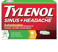 TYLENOL Sinus Congestion & Pain Caplets Daytime 24 Caplets (Pack of 6)