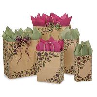 NW Tuscan Harvest Paper Shopping Bags - Assortment of 5 Sizes - 300 Pack