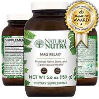 Natural Nutra Mag Relax® Magnesium Powder (Carbonate to Citrate with Water), Anti Stress, Calm, Sleep, Relax and Restore Supplement, Refreshing Lemon Citrus Flavor, Vegan, 5.6 Oz