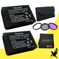 58mm Wide Angle Lens for Canon EOS Rebel SL1 with Canon 18-55mm STM Lens + Two Halcyon LP-E12 Batteries for Canon EOS Rebel SL1 Bundle