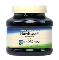 10 oz Hardwood Activated Charcoal Powder Premium Food Grade USA in Stor-Keeper by Multavita