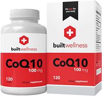 Built Wellness COQ10 Supplement, 100 mg, 120 Softgels, Heart Health