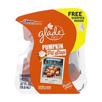 Glade Pumpkin Pit Stop PlugIns Scented Oil Starter Kit - 1 Warmer + 1 Refill
