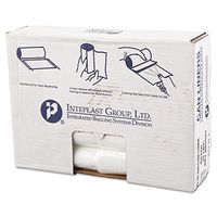 Inteplast VALH3037N13 High-Density Can Liner, 30 x 36, 30gal, 11mic, Clear, 25/Roll, 20 Rolls/Carton