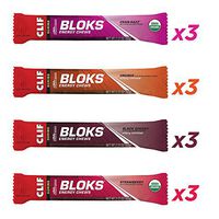 Clif bar - BLOKS Energy Chews 4 Flavor Variety Pack, 33 Calorieper Cube, Easy-to-Digest, Energy Boost, Fast Fuel, Vegan-Friendly, Non-GMO (2.12 ozper Pack, 12Count)