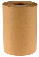Boardwalk 6252 Non-Perforated Hardwound Roll Towels, 350' Roll, Kraft (Pack of 12)