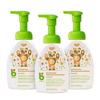 Babyganics Alcohol-Free Foaming Hand Sanitizer, Pump Bottle, Mandarin, 8.45 Oz, 3 Pack, Packaging May Vary