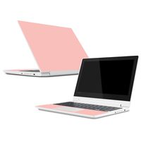 Mightyskins Skin Compatible with Lenovo Chromebook C330 (2018) - Solid Blush | Protective, Durable, and Unique Vinyl Decal Wrap Cover | Easy to Apply, Remove, and Change Styles | Made in The USA