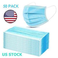 Marakym 50 Pcs Pack Surgical Face Masks 3 Ply - 3 Layers - Sealed Bag