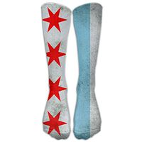 HZamora_Sock Chicago Flag Fashion Athletic Socks For Men&Women All Sport Holiday One Size Shoe Size 6-10