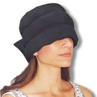 Fullfun Wearable Ice Pack Band for Tension Migraine Headache Ice Bag Hat Black
