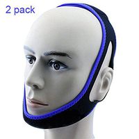 Anti Snore Easily Adjustable Chin Strap Advanced Snoring Aid Scientifically Designed to Stop Snoring Naturally and Give You The Best Sleep of Your Life (2 Pack)