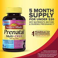 Expect More Nature Made® Prenatal + DHA, 200 mg Softgels (150 ct.)