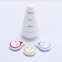 Key Finder Key Tracker Wireless RF Item Locator 3-in-1 Anti Lost Wallet Finder Remote Control Anything Finder with 1 RF Transmitter and 3 Receivers for Key Purse Pet Cell Phone Mini Item