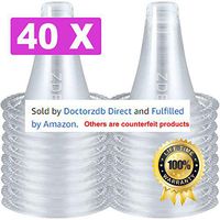 40 Pack Ear Thermometer Replacement Lens Filters Probe Cover Compatible with All Braun ThermoScan Models and Other Types of Digital Thermometers,Bonus Clean Cloth