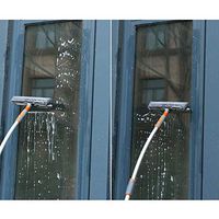 DGYAXIN Window Cleaning Squeegee, Curved Rod Design Extendable Window Cleaning Washing Kit Rubber Blade Shower Window Glass Grey 180 cm,B