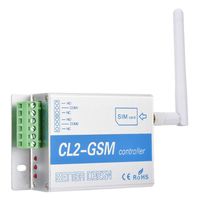 CL2-GSM Wireless GSM SMS Smart Home Security System Remote Controller for Gate Opener Barrier Shutter Garage Door Opener(US Plug)
