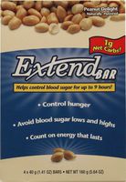 ExtendSnacks ExtendBar Peanut Delight - 1 Box Each/Pack of 4