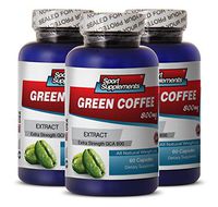 Green Coffee Cleanse and Garcinia Cambogia Extract - Green Coffee Extract 800mg - Lose Weight and Burn Fat with Supreme Green Coffee Bean Extract (3 Bottles 180 Capsules)