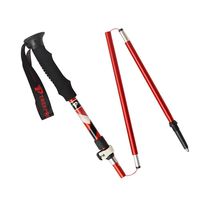 Homieco 5 Section Lightweight Walking Sticks Anti-shock Trekking Hiking Poles Folding Sticks Nordic Walking Stick Trekking