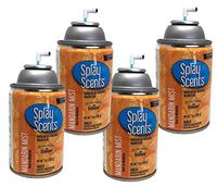 Automatic Spray Air Fresheners SprayScents Mandarin Mist Champion Sprayon 7 oz Can, Box of 4