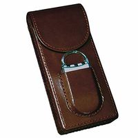 Prestige Import Group - Flip Top Magnetic Closure 3 Cigar Case w/Cutter - Color Brown