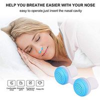 Silicone Mini Stopper, Nasal Expander for Breathing Aid Anti-Snoring Nose, Snoring Solutions-Snore Devices