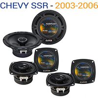 Compatible with Chevy SSR 2003-2006 Factory Speaker Upgrade Harmony R65 (2) R4 Package New