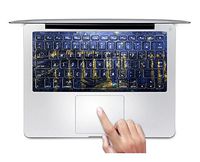 CLOVER Keyboard Stickers Skin for Macbook pro 13 Decal Protector -- Starry Night