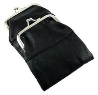 Skyway Gianni Cigarette Pack Holder Case with Coin Purse - Black