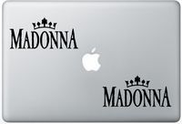 Madonna---Laplogo FlashDecals2524 Set Of Two (2x) , Decal , Sticker , Laptop , Ipad , Car , Truck