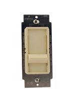 Leviton 6631-LA SureSlide 600W Incandescent Slide Dimmer, Single-Pole, Almond