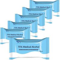 6 Pack Cleaning Wet Wipes (6 Pack, 10Pcs Each Pack)