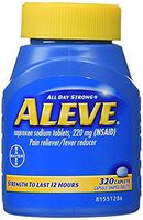Aleve Caplets Pain Reliever Fever Reducer, 320 Caplets (Pack of 3) TJ@CKH