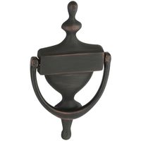 National Hardware N336-149 V1914 Door Knocker in Antique Bronze